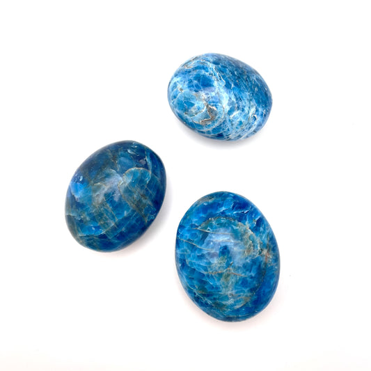 Blue Apatite Palm Stone