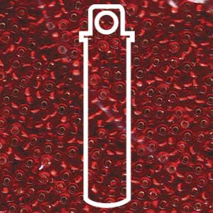 8/0 Silver Lined Ruby Miyuki 22g 8-911-tb