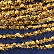 1.5 mm Vermeil Faceted Bead Single.