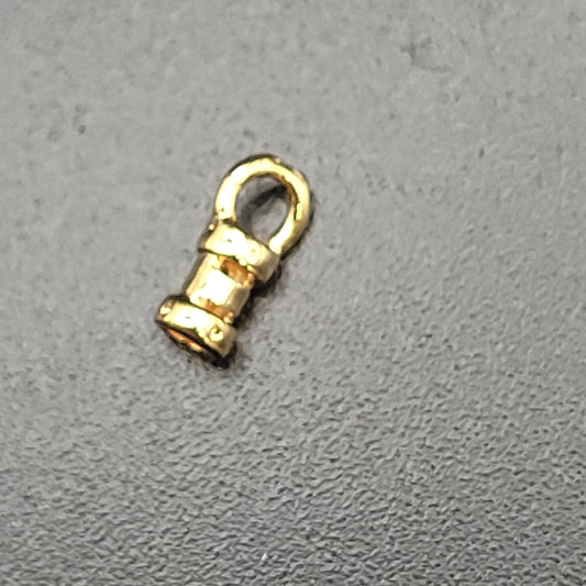 1.5mm gold crimp end.