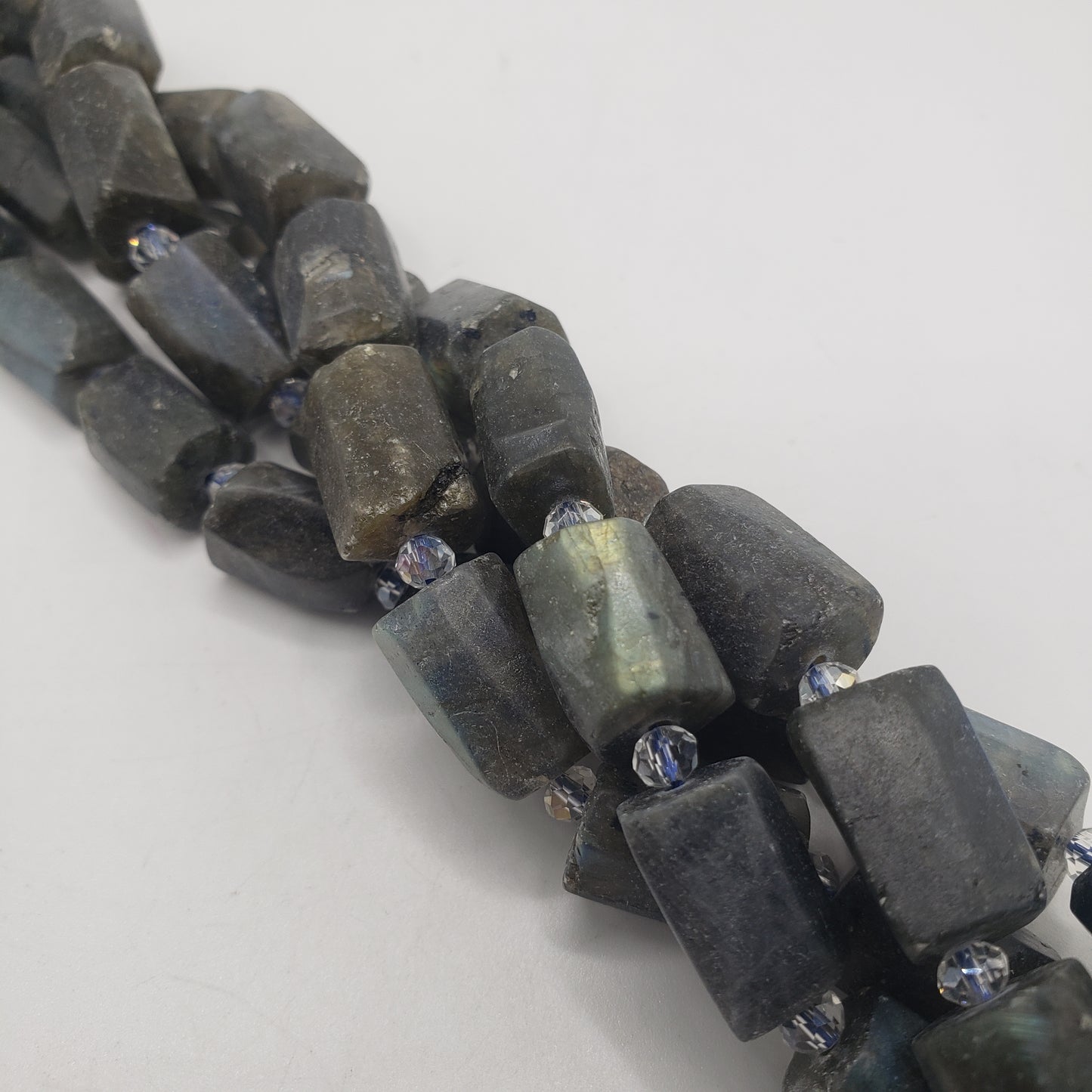 10 to 14mm Tube Labradorite.