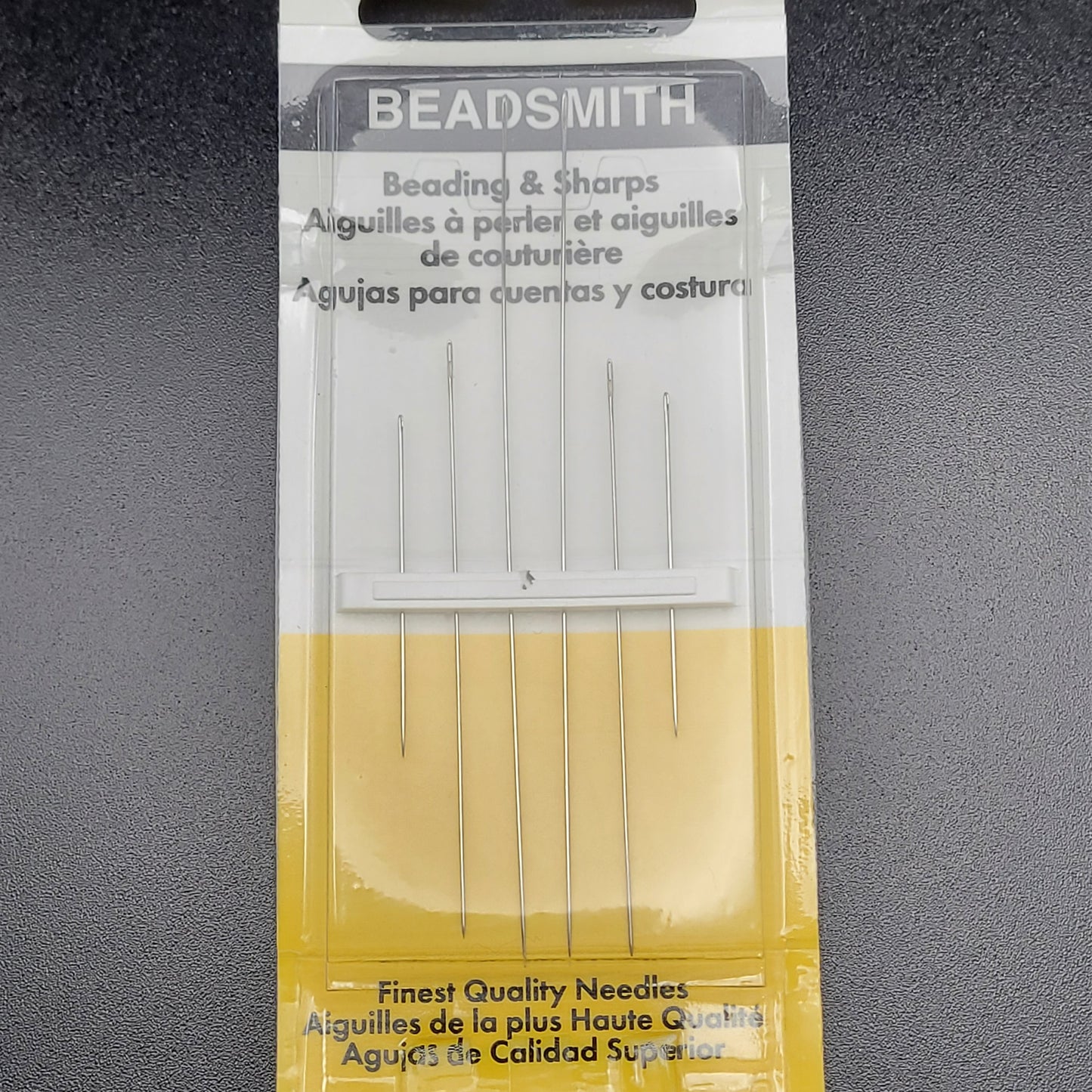 Number 10 Beading Needles 2 short 2 long 4 pack.