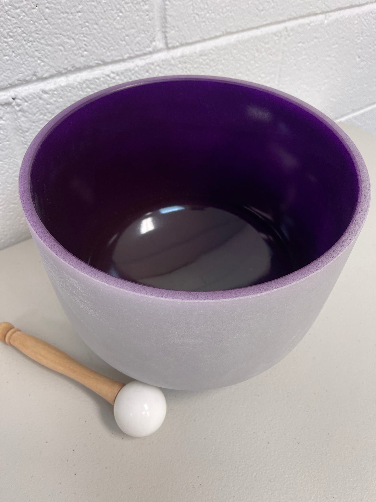 10 Inch Chakra Crystal Singing Bowl - Crown