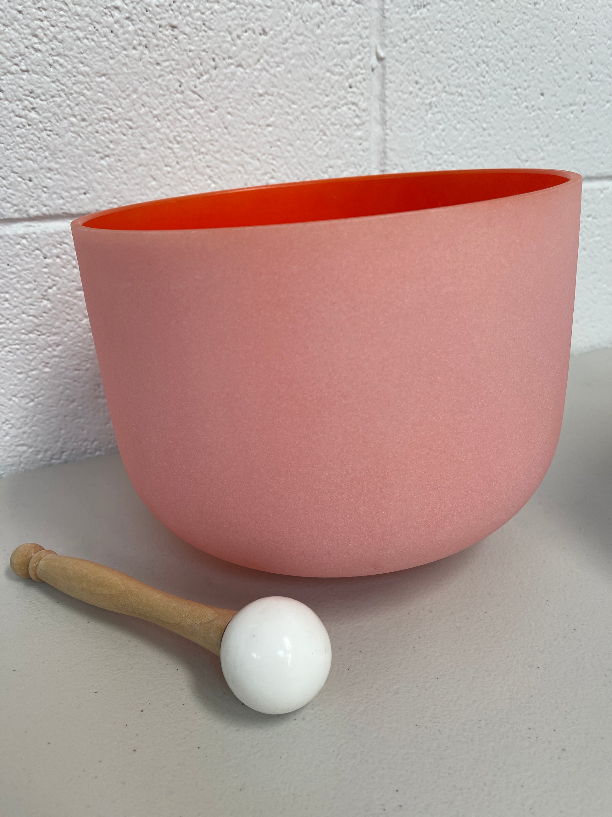 10 Inch Chakra Crystal Singing Bowl For Sacral Chakra.