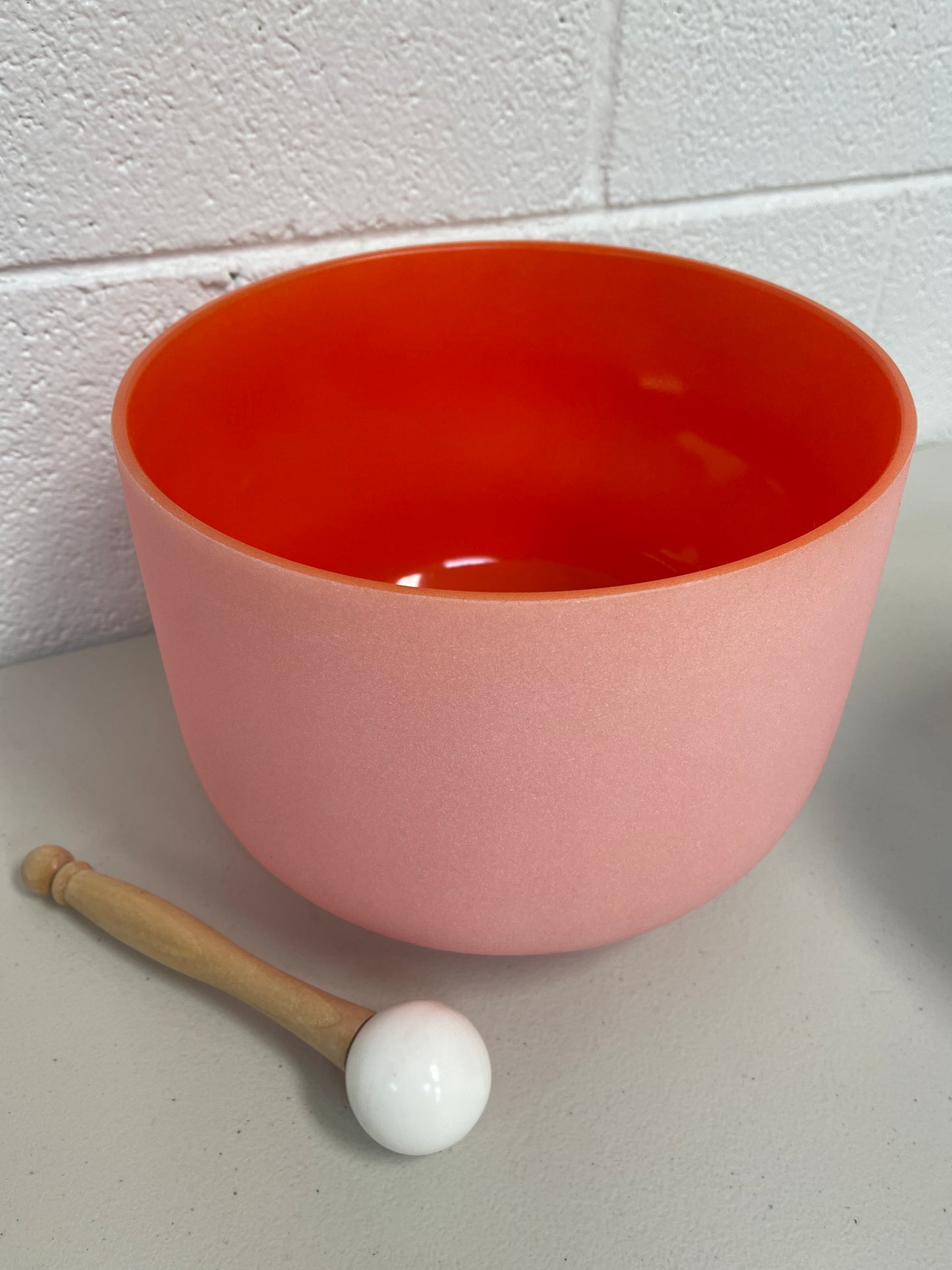 10 Inch Chakra Crystal Singing Bowl For Sacral Chakra.