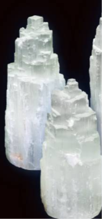 10 Inch Selenite Tower Lamp.