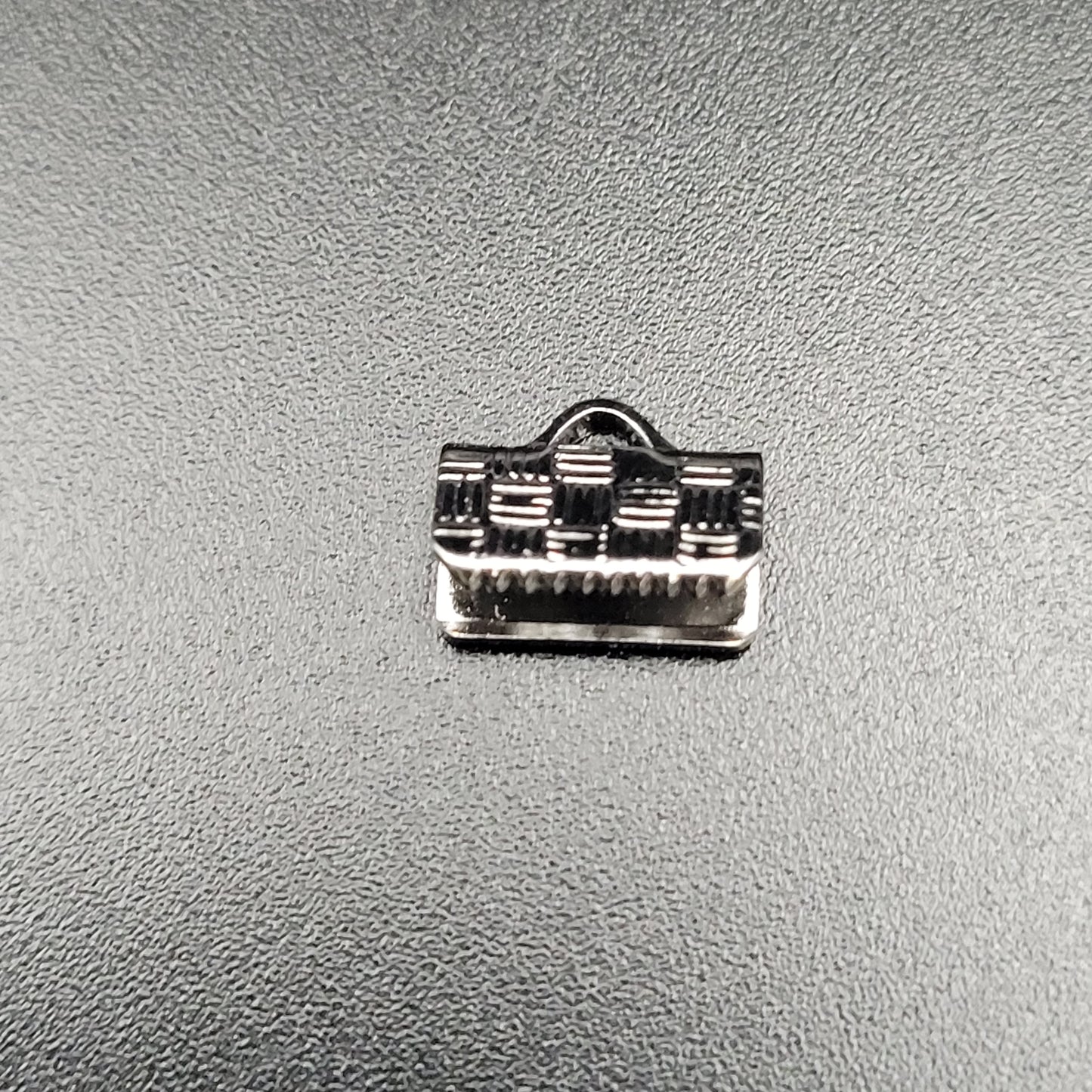 10MM FLAT CRIMP END NICKEL PLATED.