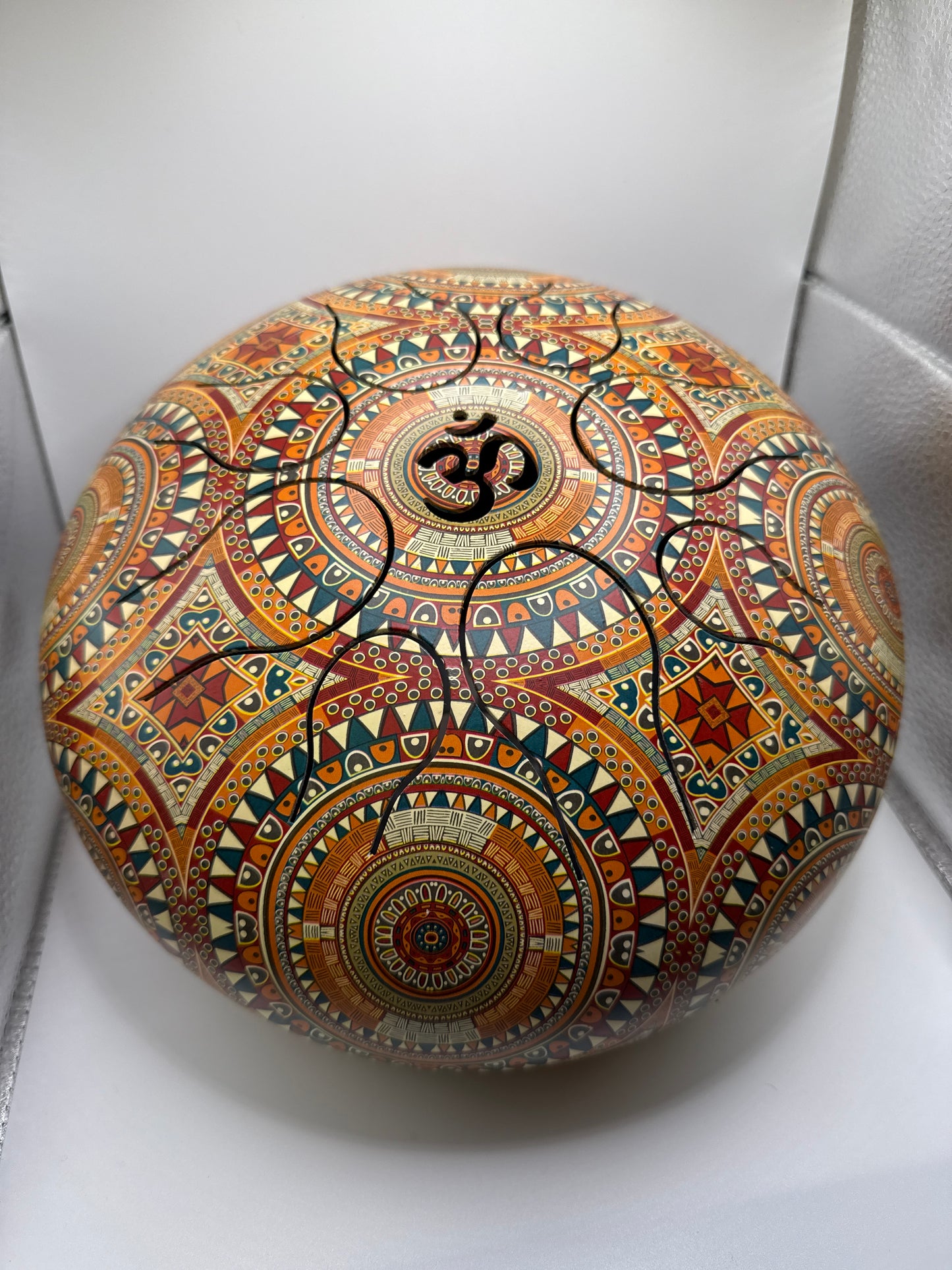 10” Mandala Tongue Drum.