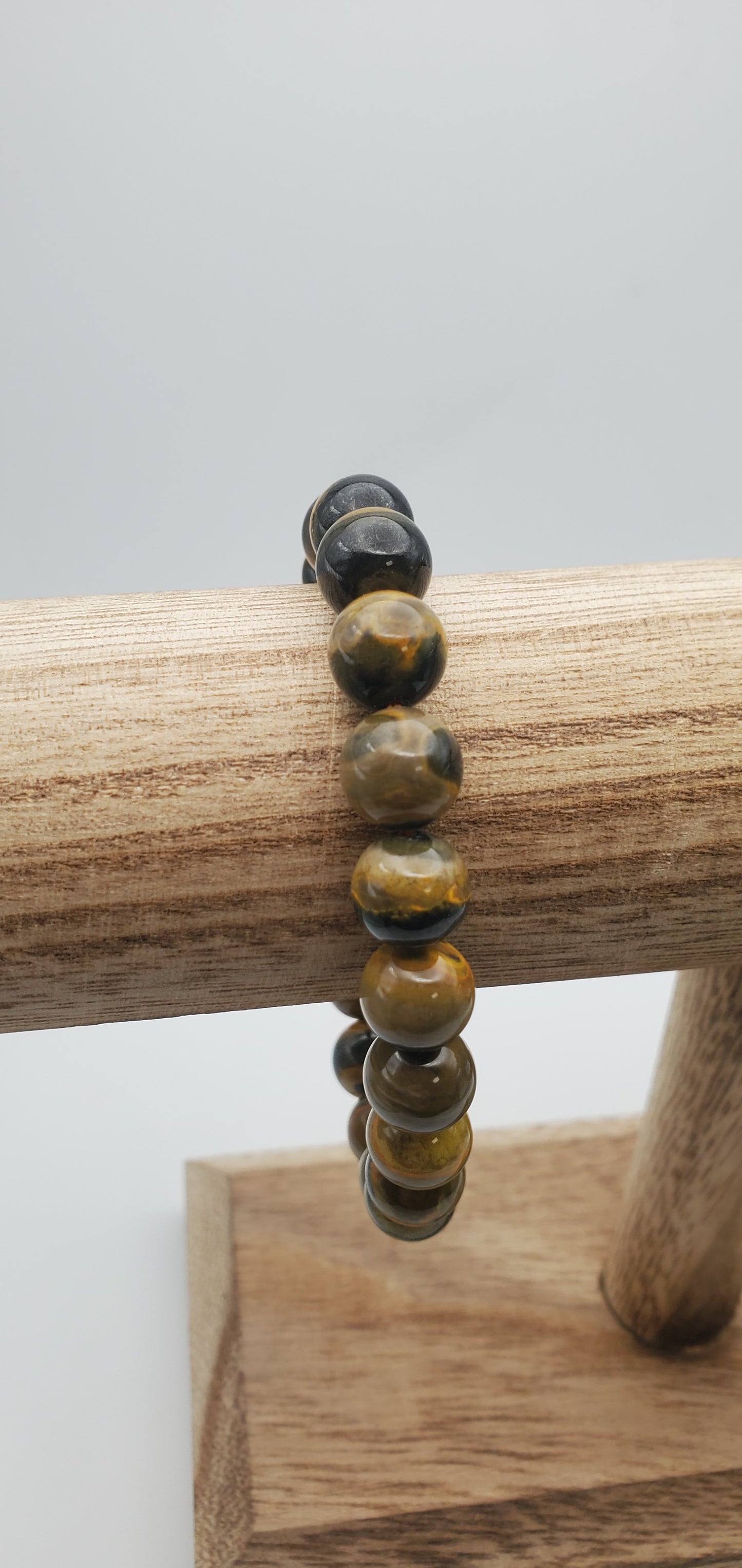 10mm Bumblebee Jasper Bracelet.