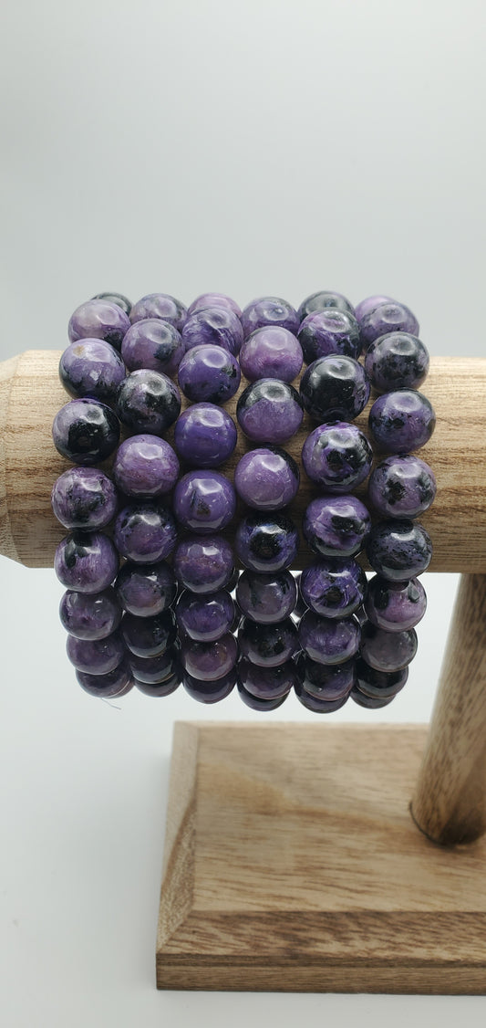 10mm Charoite Bracelet.
