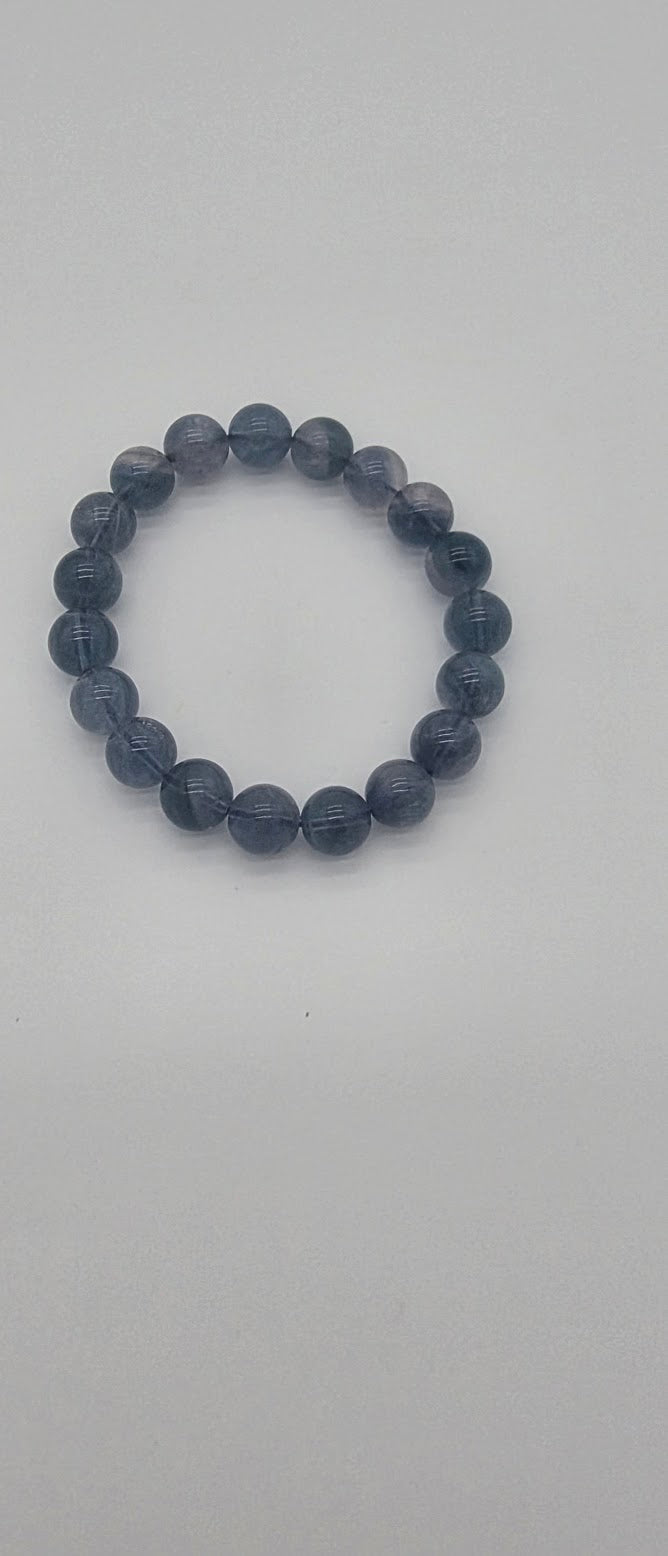 10mm Fluorite Stretch Bracelet.