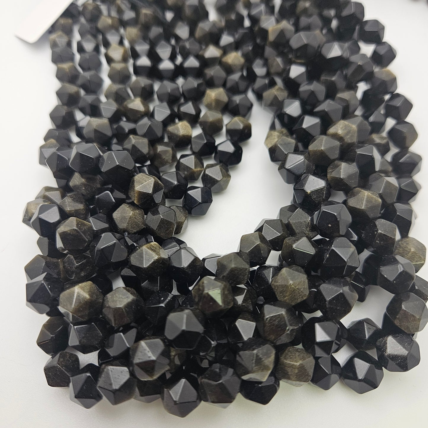 10mm Golden Obsidian Fancy Cut.