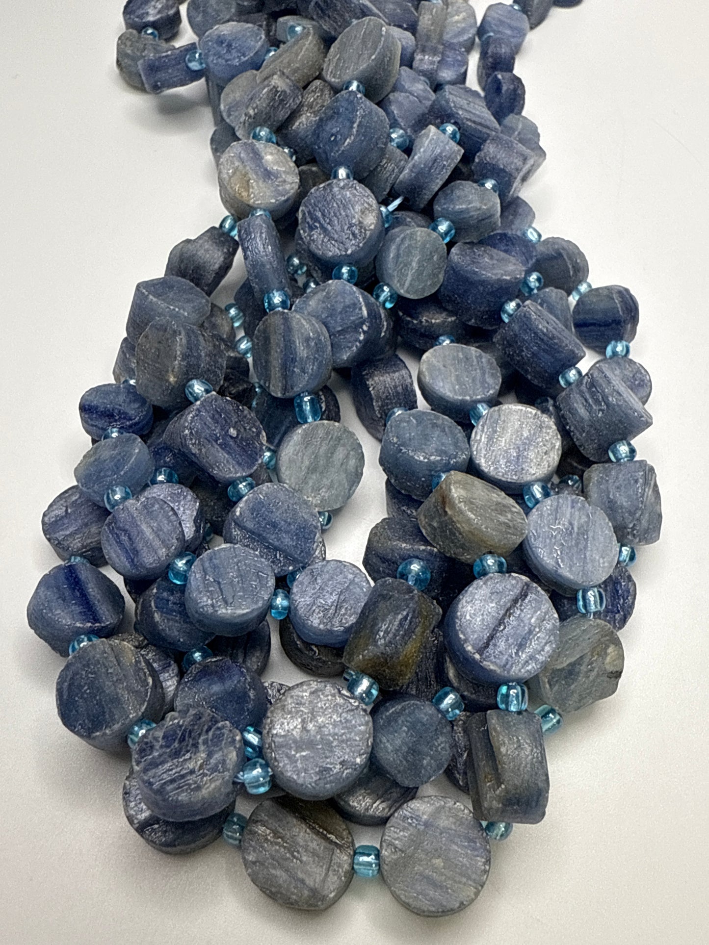 10mm Kyanite Flat Coin.