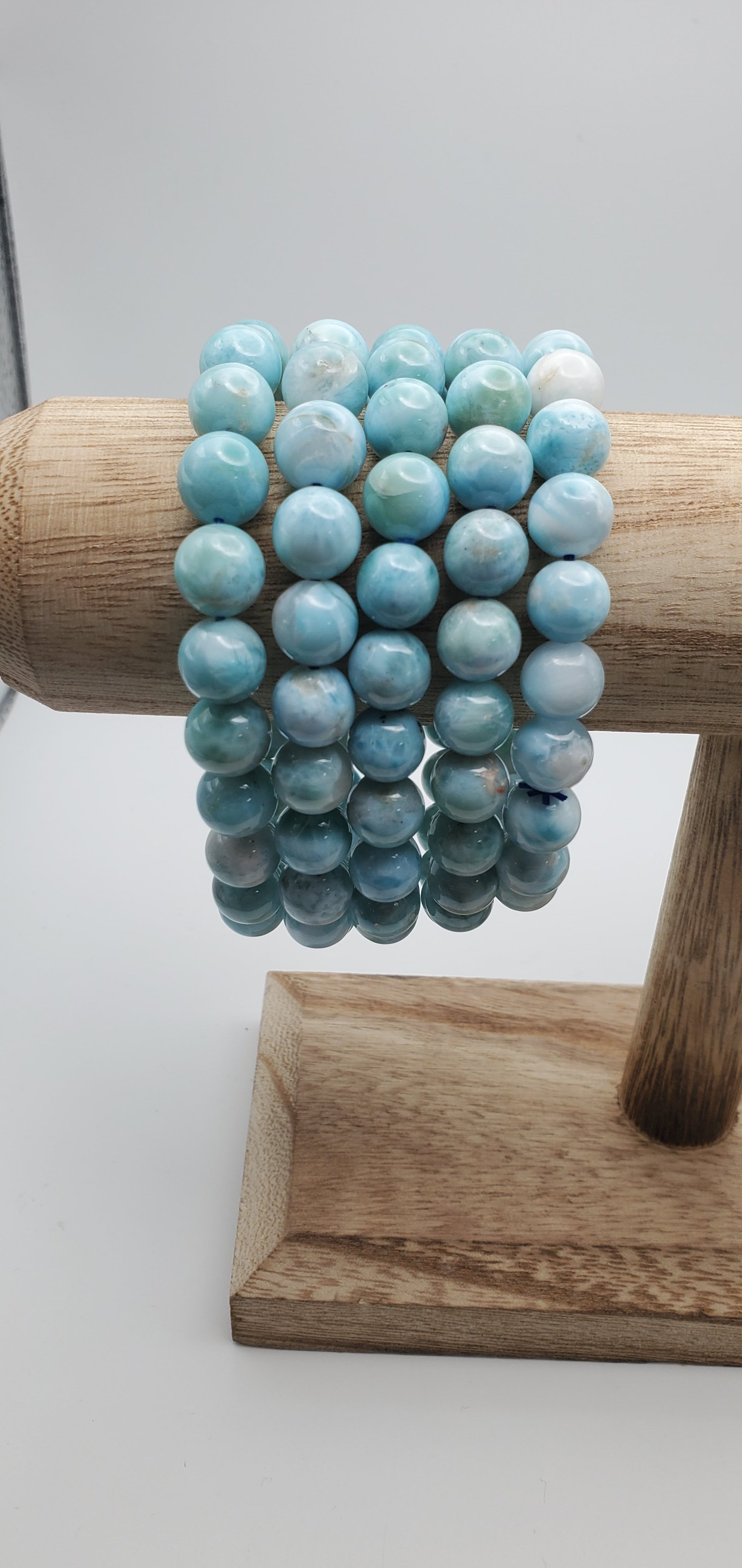 10mm Larimar Bracelet.