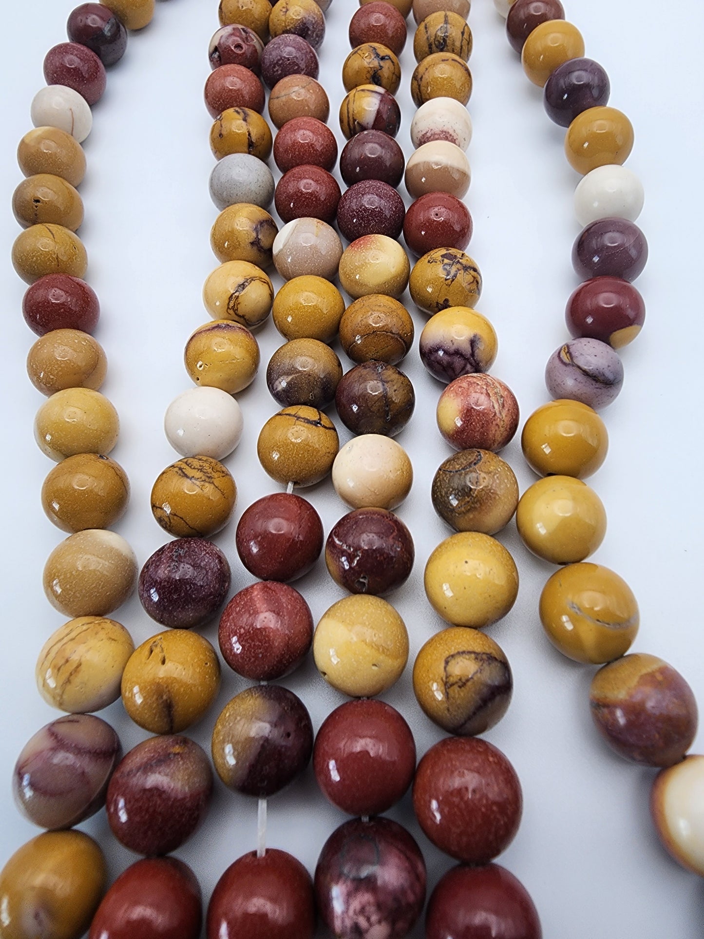 10mm Mookaite Round Bead Strand.