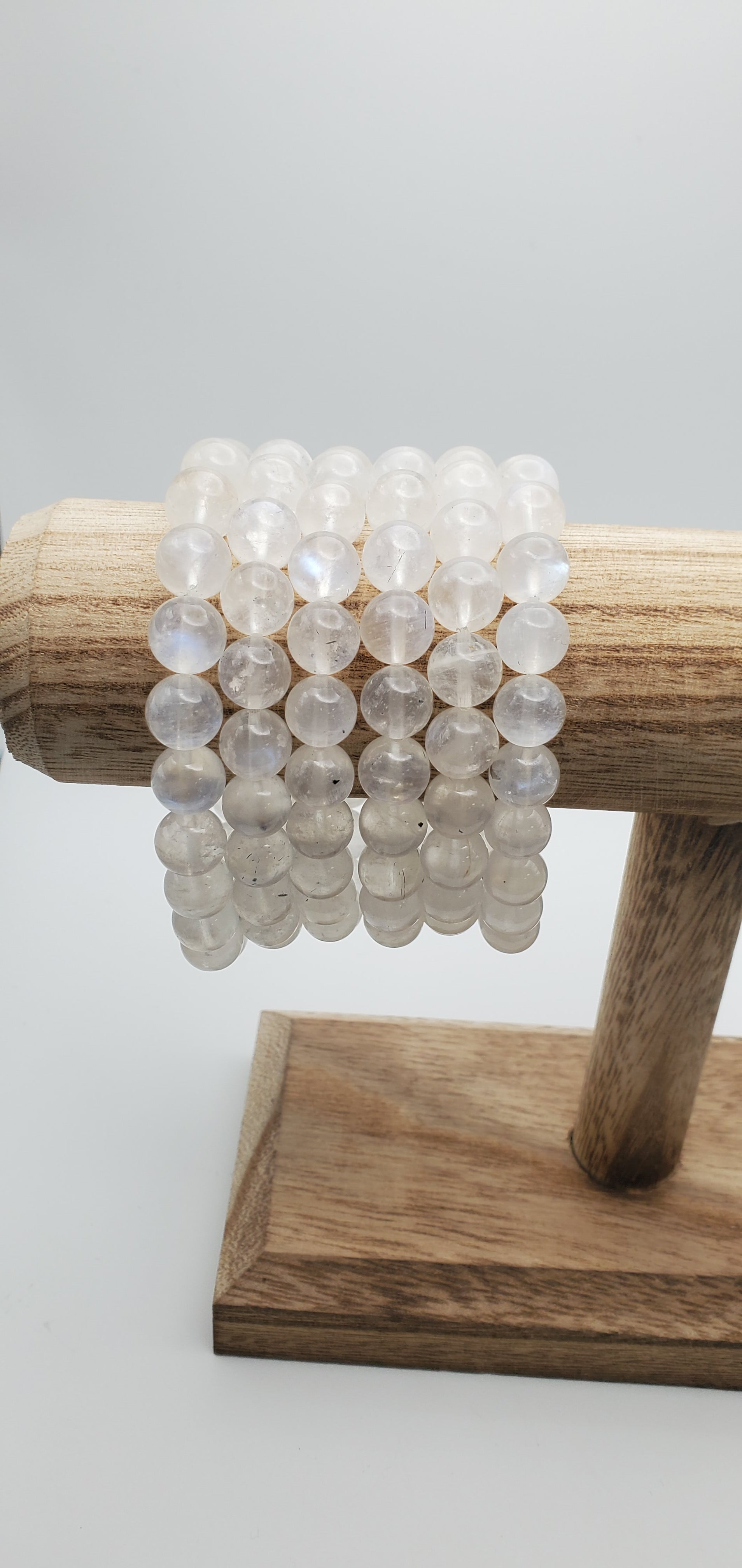 10mm Moonstone Stretch Bracelet.