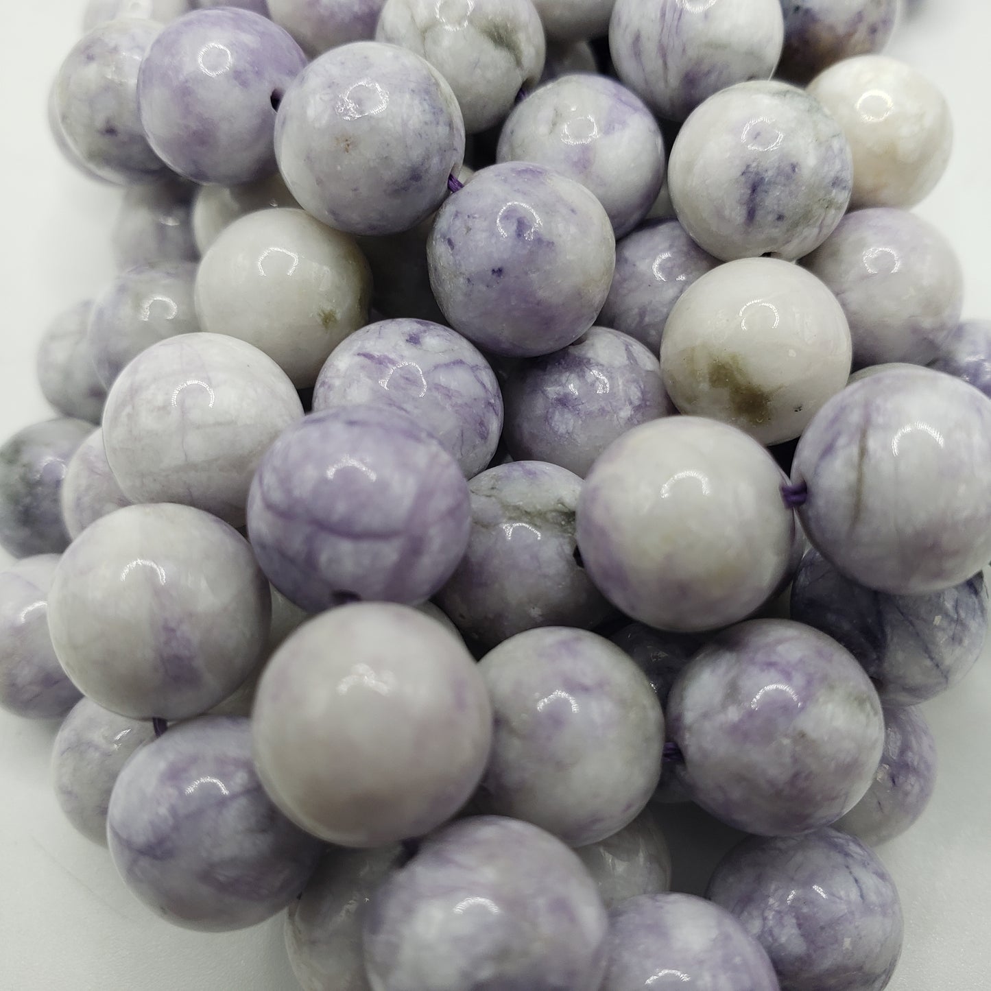 10mm Purple Turquoise Bead Strand.