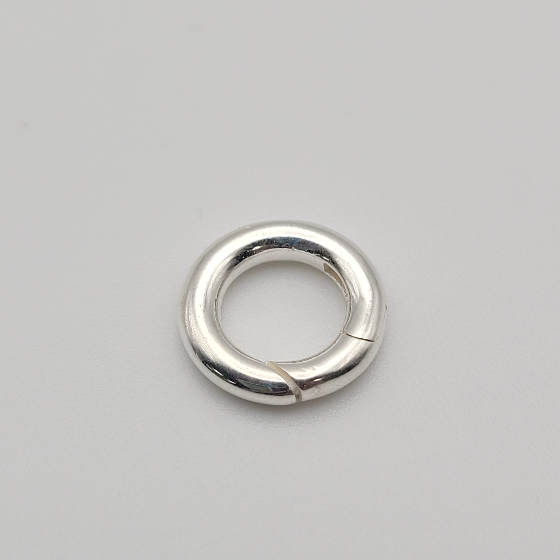 10mm Silver Ring Clasp.