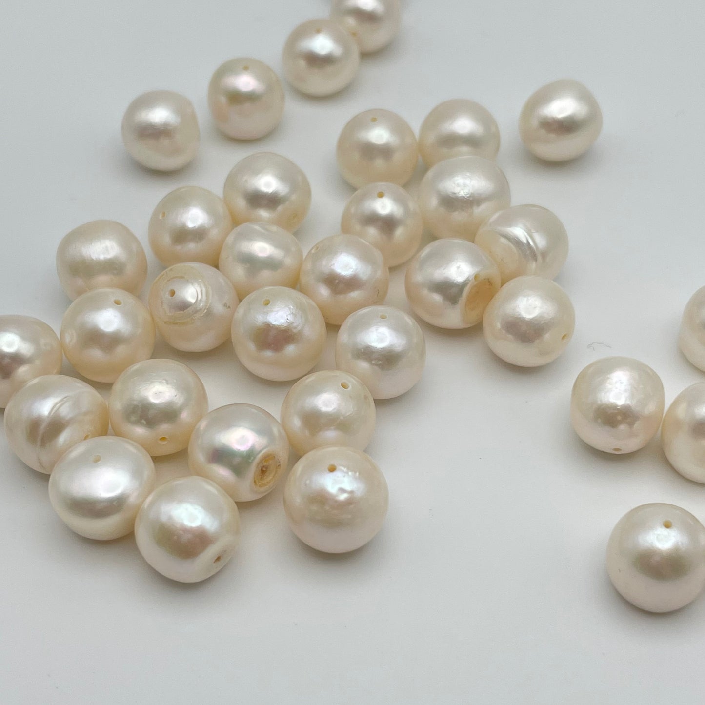 10mm Round White Pearl Bead Sold Individually.