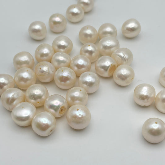 10mm Round White Pearl Bead Sold Individually.