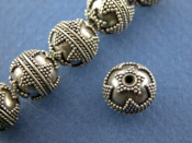 11 mm Round Sterling Silver Granulated bead.