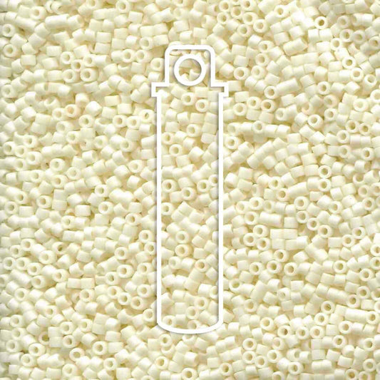 11/0 DELICA BD MATTE CREAM APRX 6.6 GM DB352-TB.