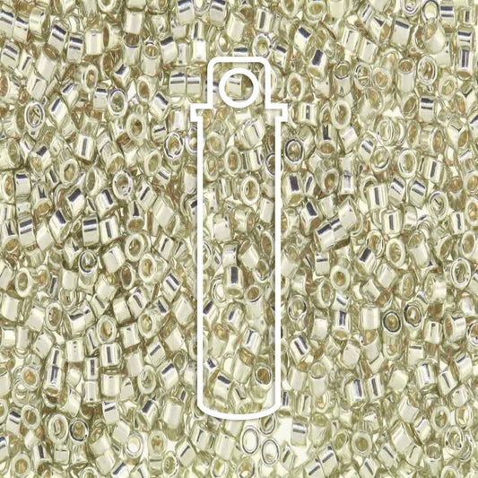 11/0 DELICA BEAD GALVANIZED SILVER DB035-TB.