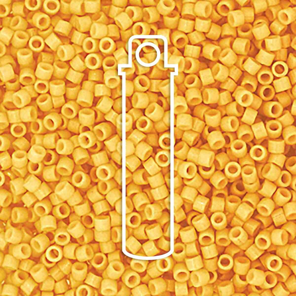11/0 DELICA DURACOAT OPQ BANANA DB2102-TB.
