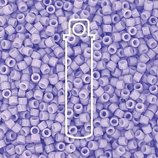 11/0 DELICA DURACOAT OPQ COLUMBINE DB2138-TB.