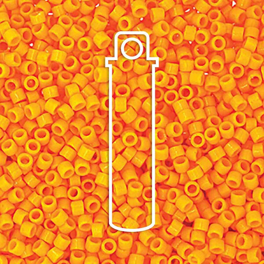 11/0 DELICA DURACOAT OPQ KUMQUAT DB2104-TB.