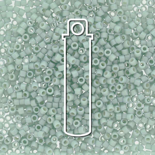 11/0 DELICA DURACOAT OPQ OCEAN SPRAY DB2356-TB.