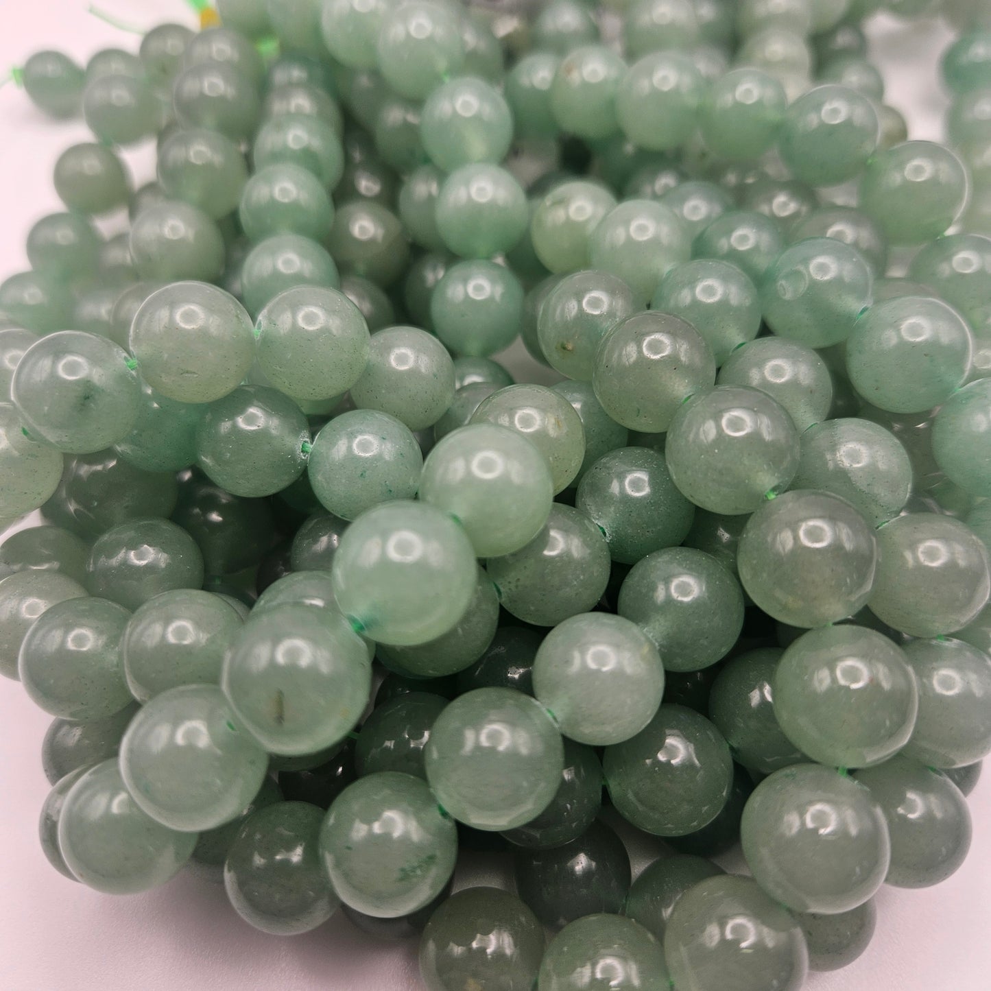 12mm Aventurine Round Bead Strand.