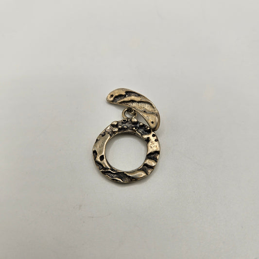 14mm Sterling Silver Flat Toggle Clasp.