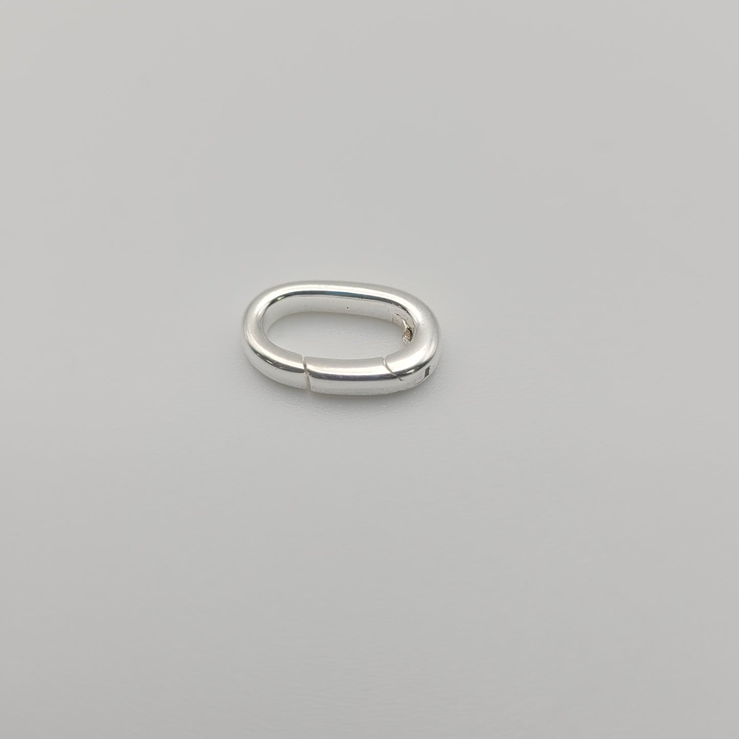 14mm Vermeil Oval Ring Clasp.
