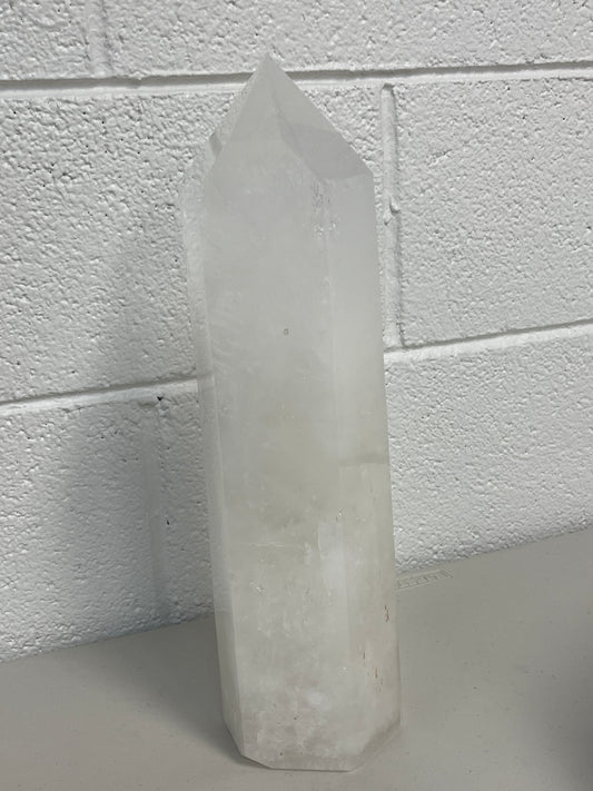 16in Clear Quartz Tower.
