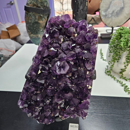 16 Inch Amethyst Cluster on Stand.