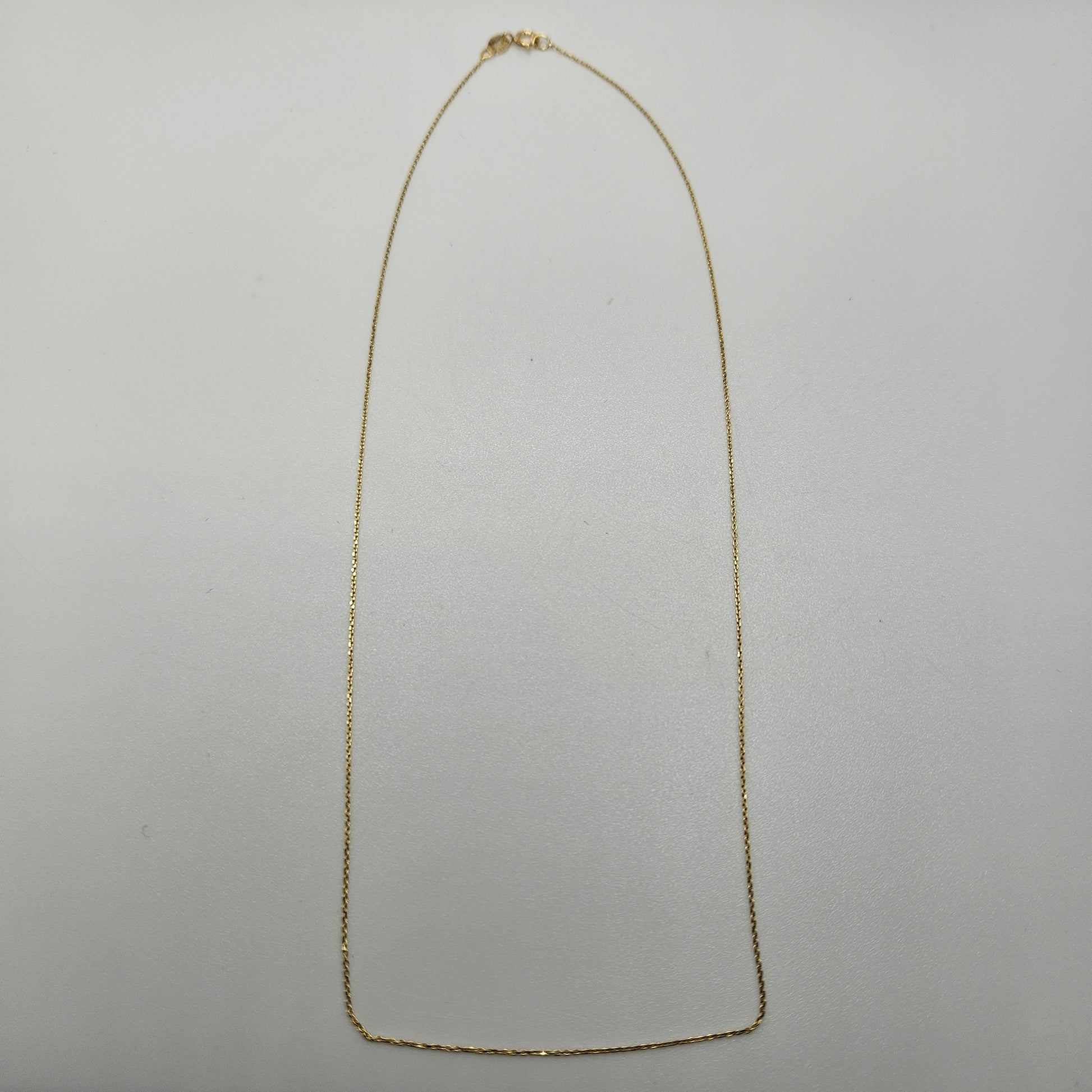 16 Inch Long Fine Small Round Gold Filled Chain.