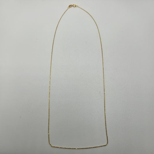16 Inch Long Fine Small Round Gold Filled Chain.
