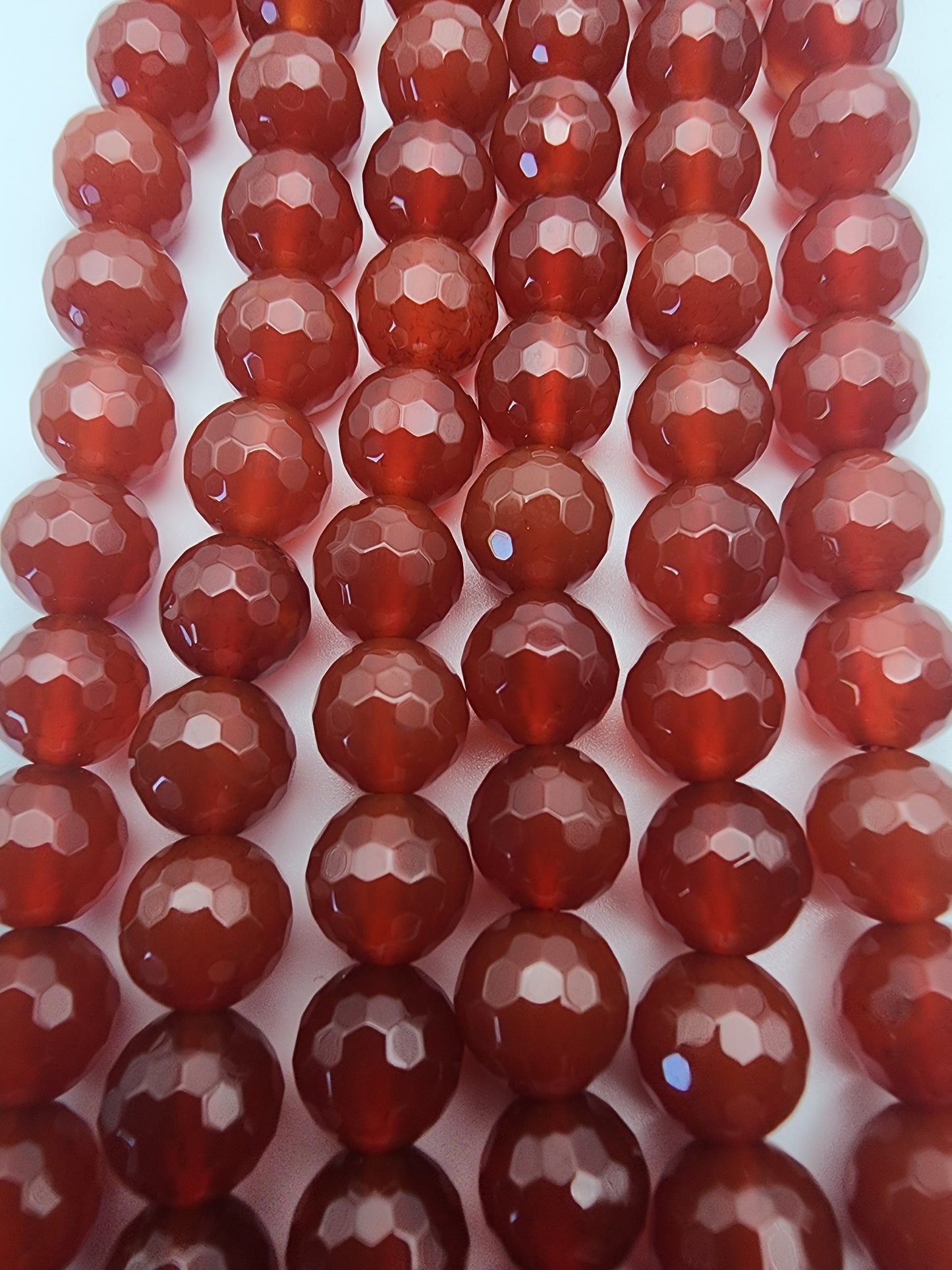 8mm Carnelian Faceted