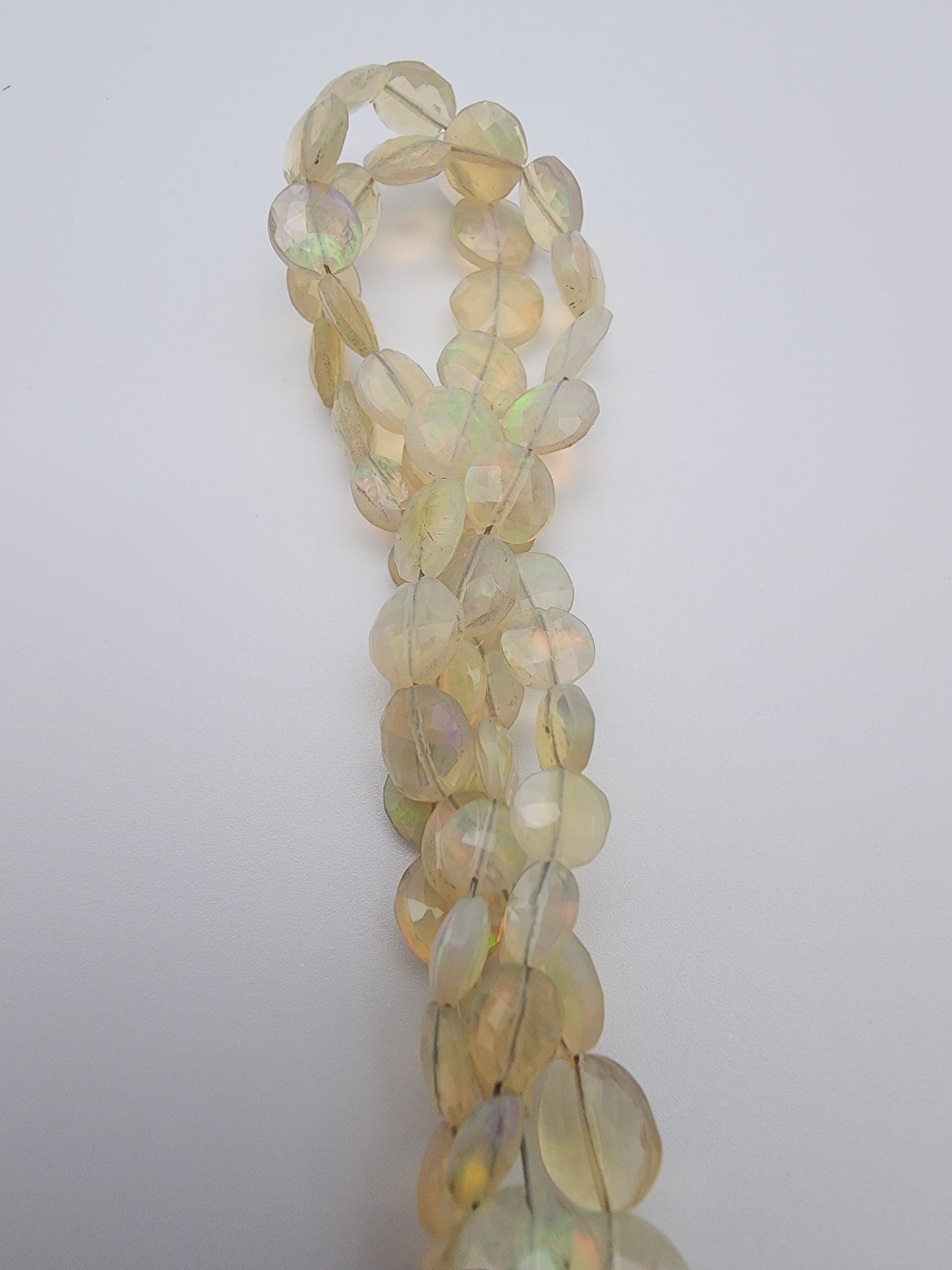 8mm Opal Coin Faceted