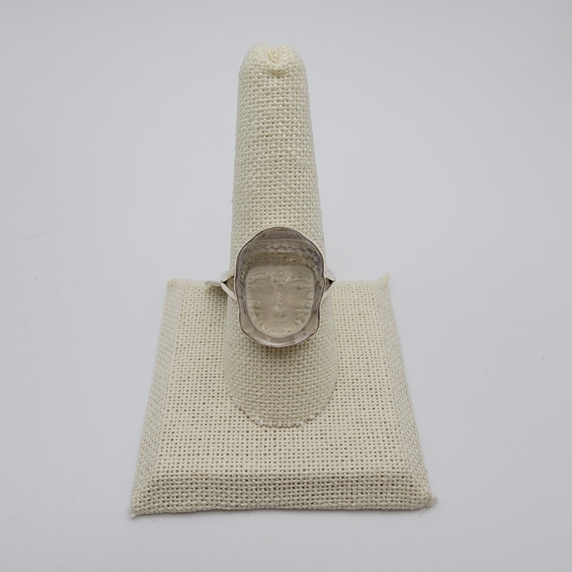 SS Quartz Diety Ring