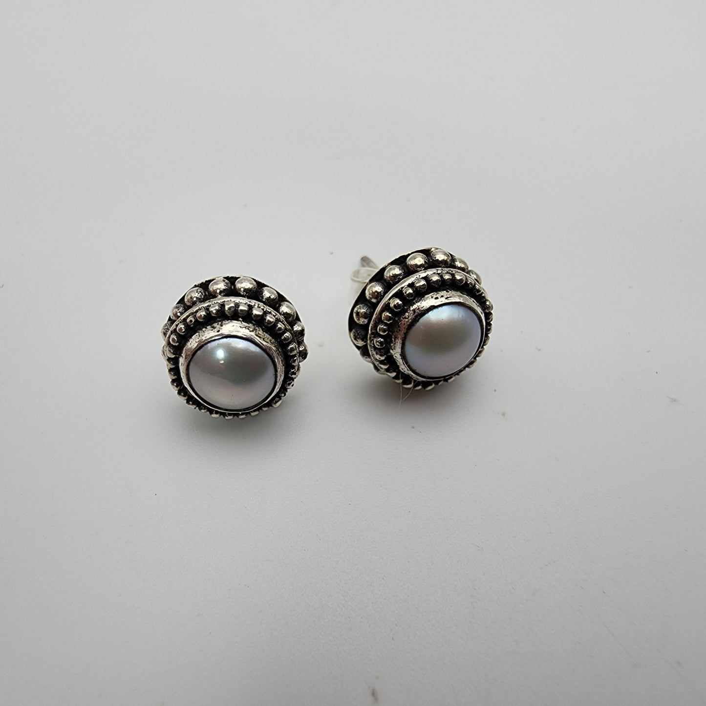 SS Pearl Stud Earrings