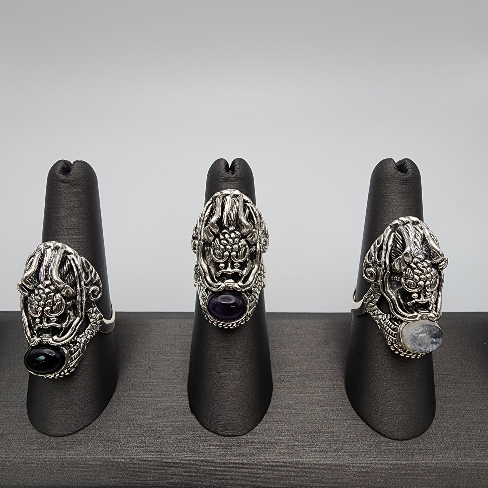 SS Demon Gemstone Ring