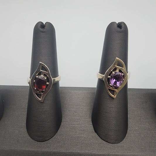 SS Double Pointed Ring