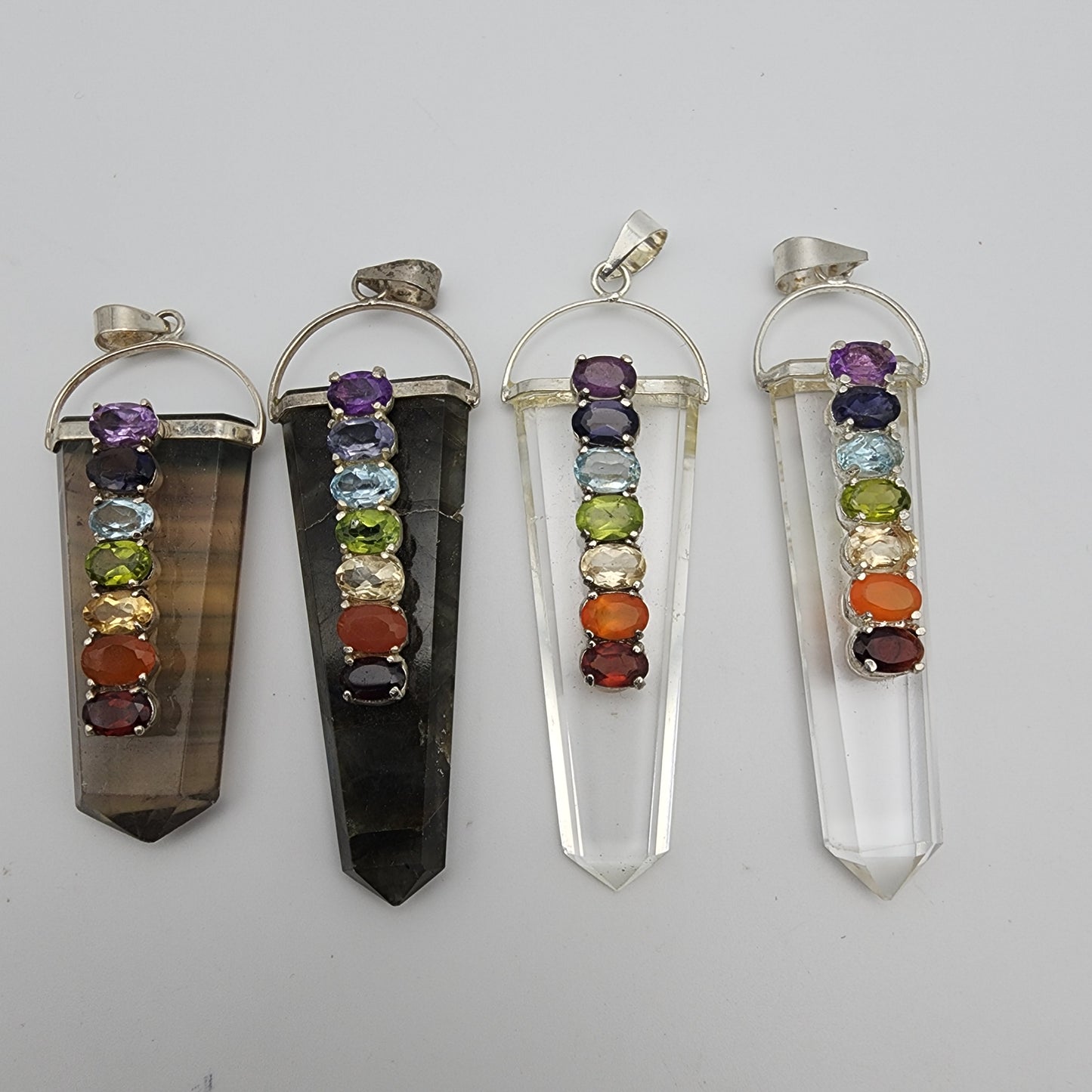 SS Chakra Points Pendant