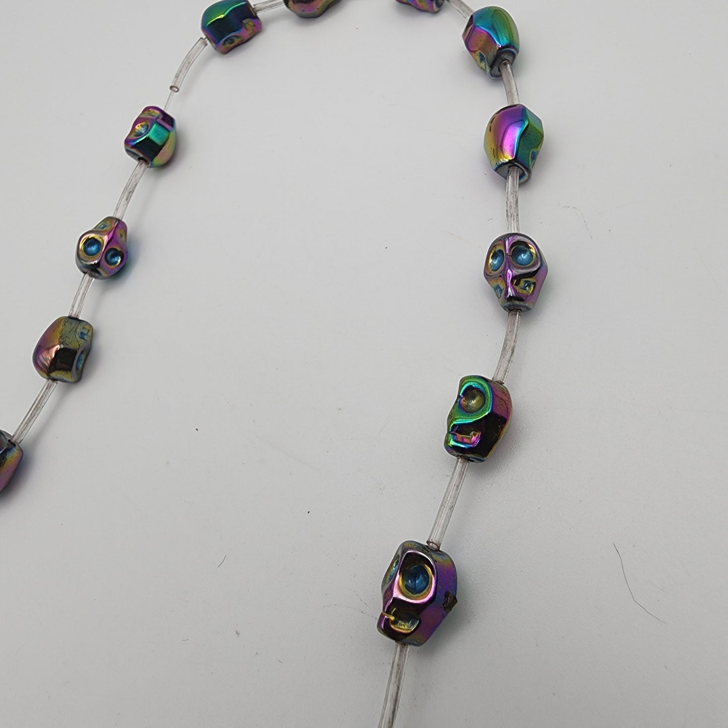 Rainbow Hematite Skull