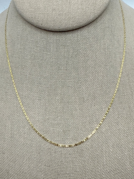 16” 24k Gold X Chain.