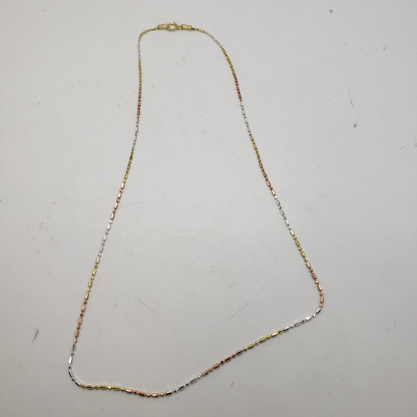 16in Vermil Long and Short Chain Multi Color.