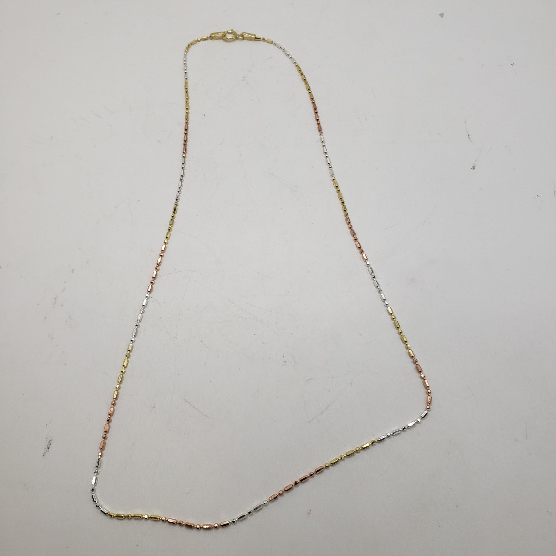 16in Vermil Long and Short Chain Multi Color.