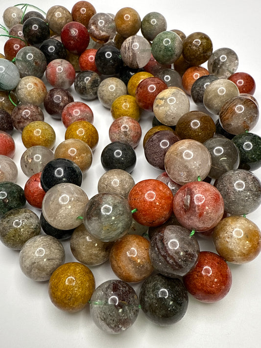 16mm Lodalite Quartz Round Smooth.